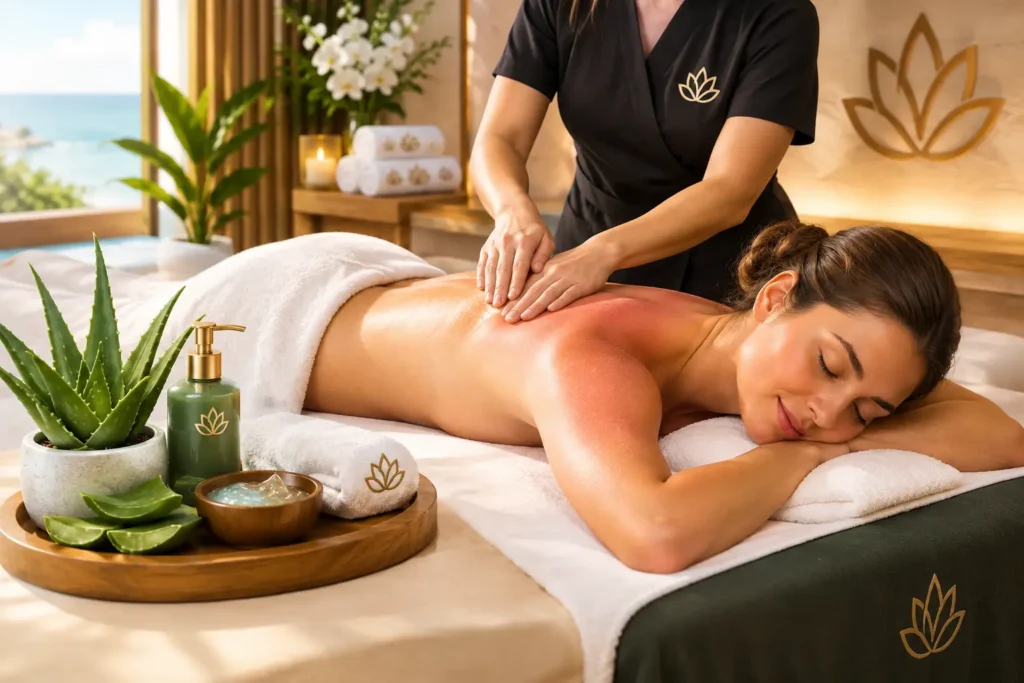 Massage After Sunburn: When Can You Safely Book?