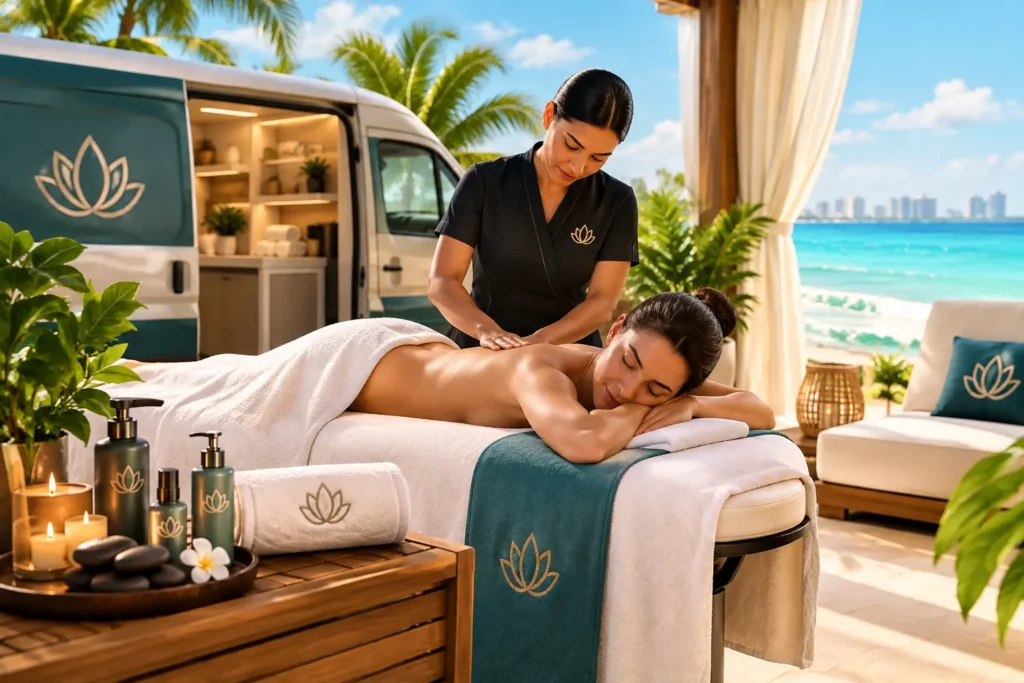 Mobile Spa in Cancun for Relaxation and Relief