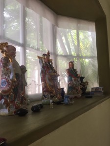 Asian Statues at Matrix Massage in Cancun       